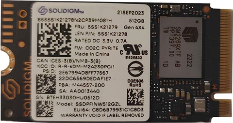 Solidigm SSDPFINW512GZL 512GB M.2 2242 Gen4X4 NvMe - CeX (UK